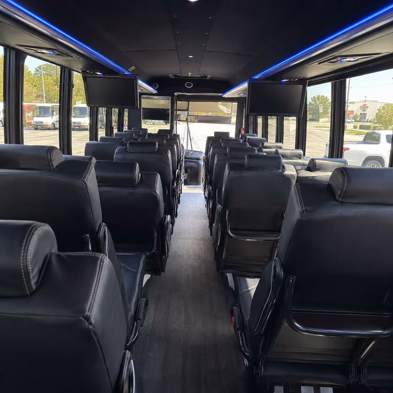 35 passenger minibus interior