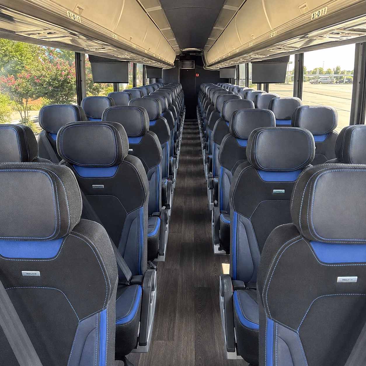 gainesville charter bus rental inside